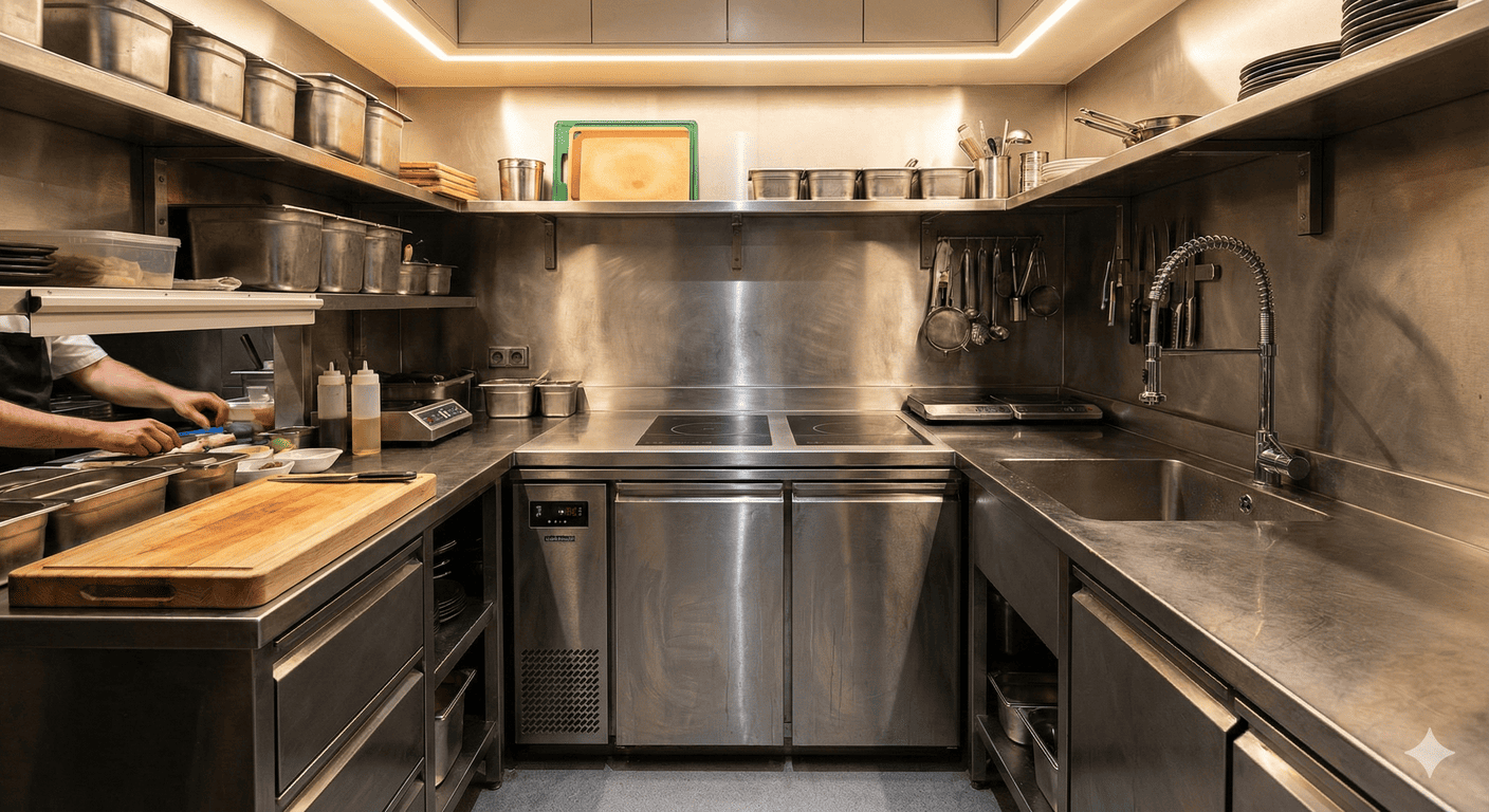 ครัวร้านอาหารขนาดเล็ก